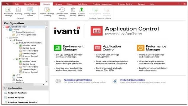 Ivanti device and application control что это